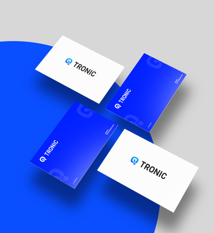Q Tronic business cards
