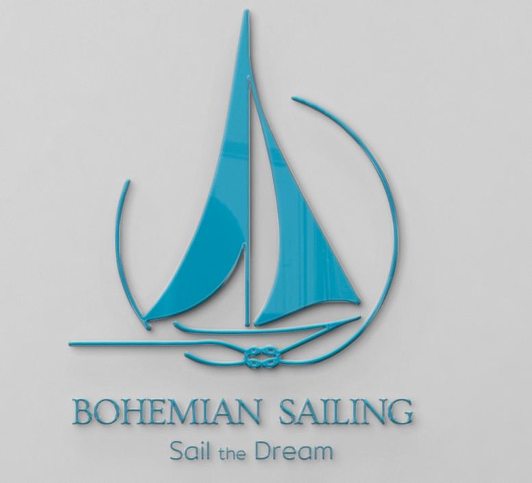 Bohemian Sailing dimensional signage
